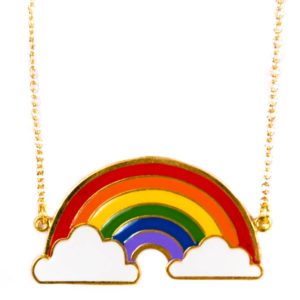 acorn & will rainbow necklace